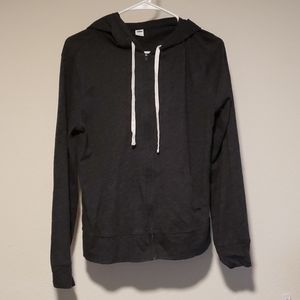 Dark Grey Full Zip Hoodie
